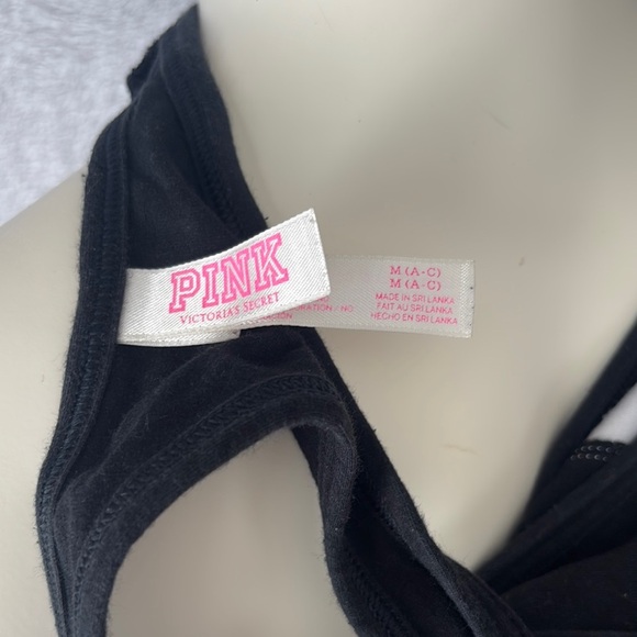 PINK Victoria's Secret Women's Black Sports‎ Bra - Picture 3 of 3